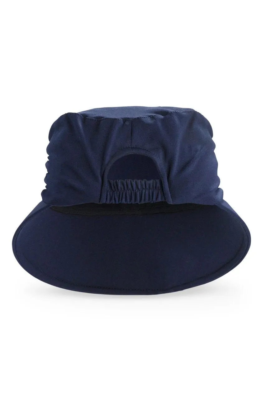 Women's Aquacade Swim Visor  |  Navy