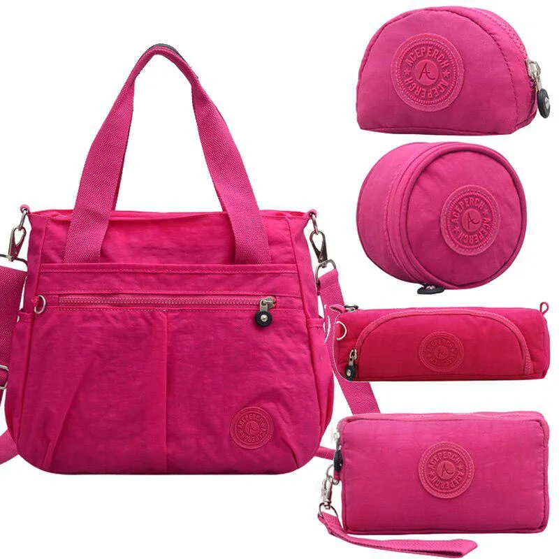 Women's Nylon Waterproof Messenger Bag