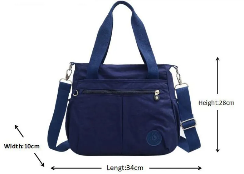 Women's Nylon Waterproof Messenger Bag